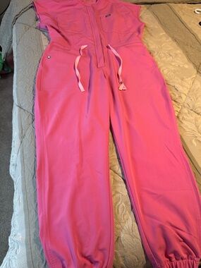 Figs Women's Jumpsuit Romper in  Pink